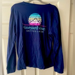 Vineyard Vines 100% Cotton “Ski You Later” tee